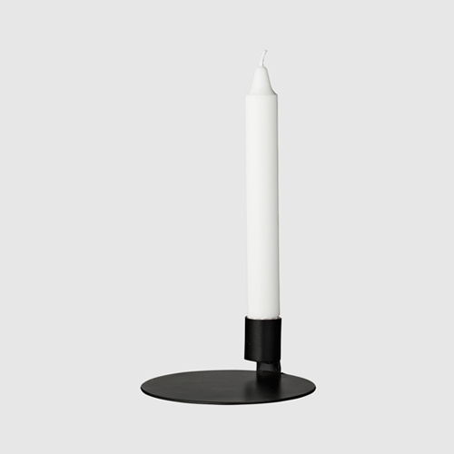 (스크레치 8% 할인) Bended candle 1 holder, Black