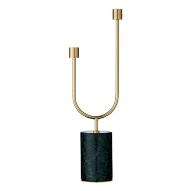 AYTM - GRASIL candle holder (forest/gold) 